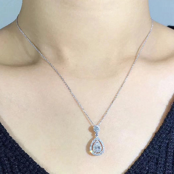 Luxury Tear Drop Necklace - Necklaces - Altanze