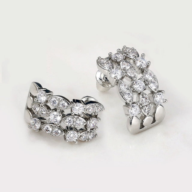 Row Hoop Earrings - Earrings - Altanze