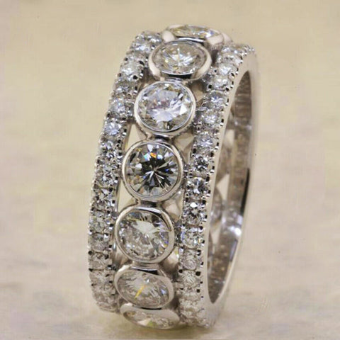 Round Crystal Ring - Rings - Altanze