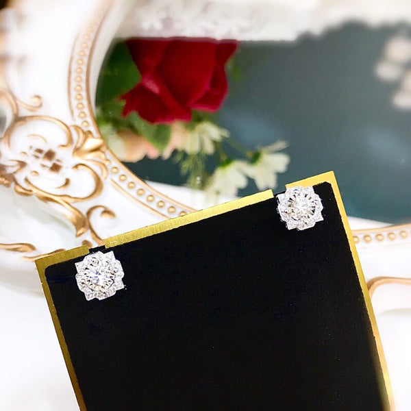 Simple Round Stud Earrings - Earrings - Altanze