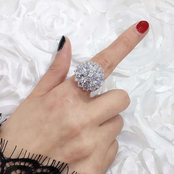 Round Flower Ring - Rings - Altanze
