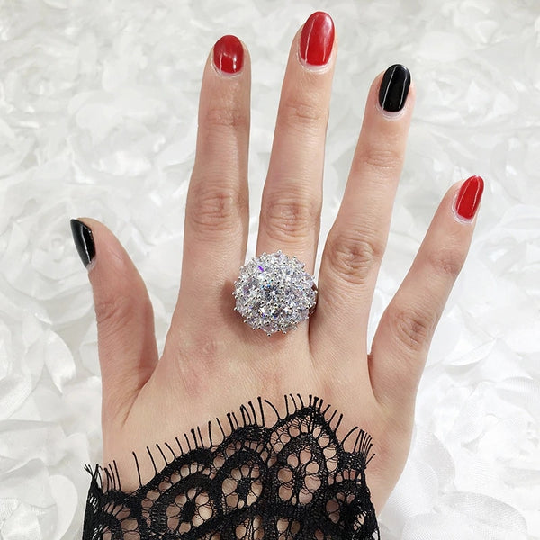 Round Flower Ring - Rings - Altanze