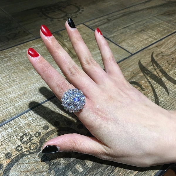 Round Flower Ring - Rings - Altanze